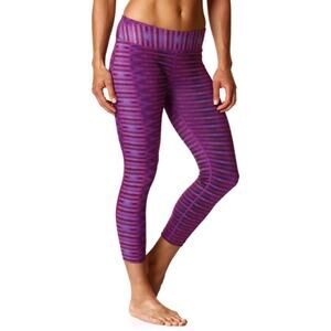prAna | Purple Roxanne Capri Leggings | Size Medium